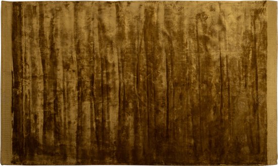WOOOD Tammo Vloerkleed - Viscose - Honinggeel - 1x200x300