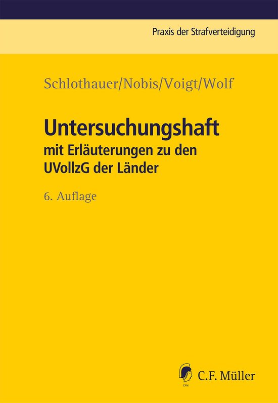 Praxis der Strafverteidigung - Untersuchungshaft - cover