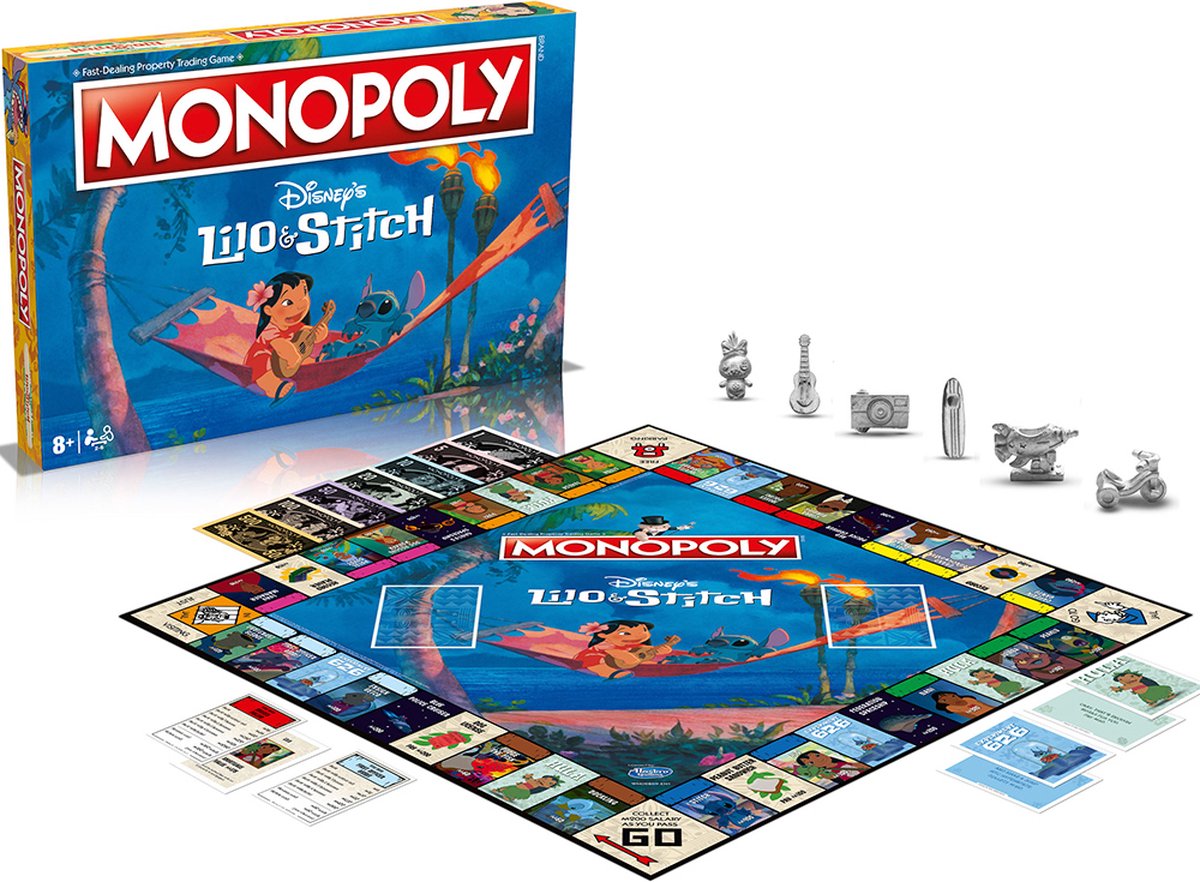 Winning Moves Monopoly - Bordspel - Lilo & Stitch - Engels — afbeelding 10
