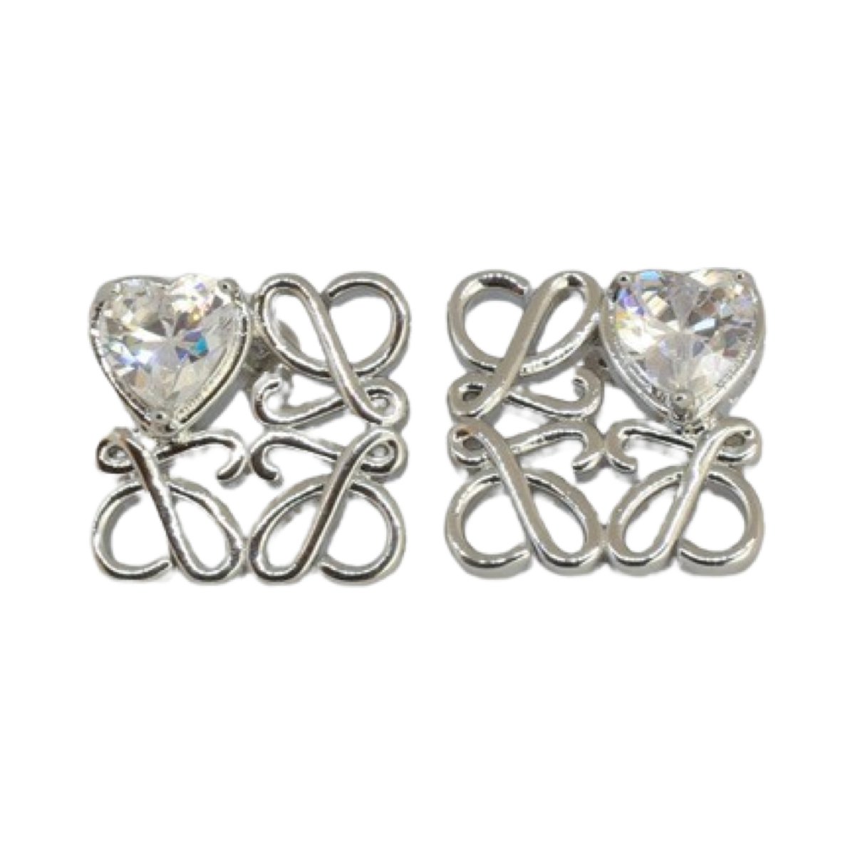 Silver Loving Heart Earrings