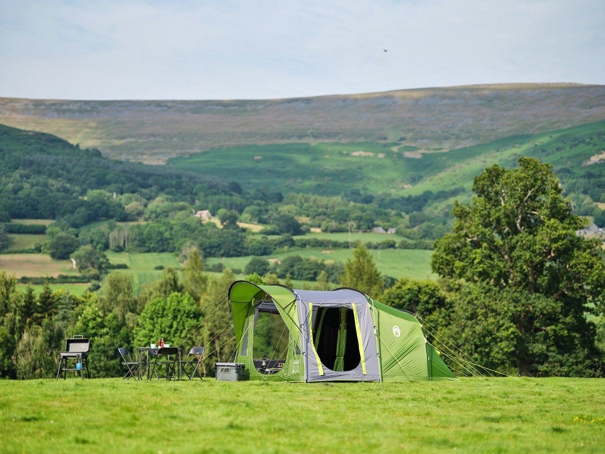 Coleman Oak Canyon 4 Blackout tunneltent – 4 persoons familietent – verduisterende tent – groen – foto 6