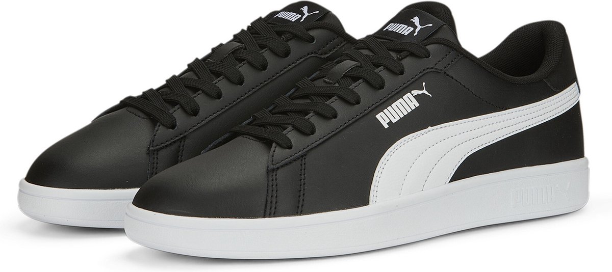 Puma SMASH 3.0 L herensneaker leer 390987 04 Zwart