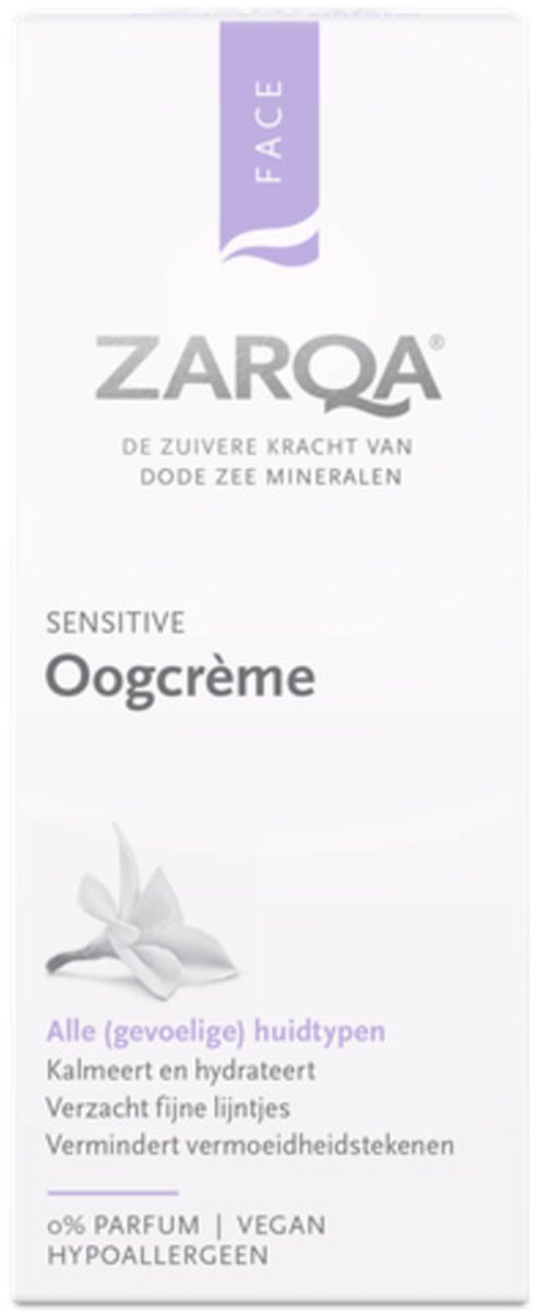 Bol.com Zarqa Oogcreme Sensitive - 3 x 15 ml - Voordeelverpakking aanbieding