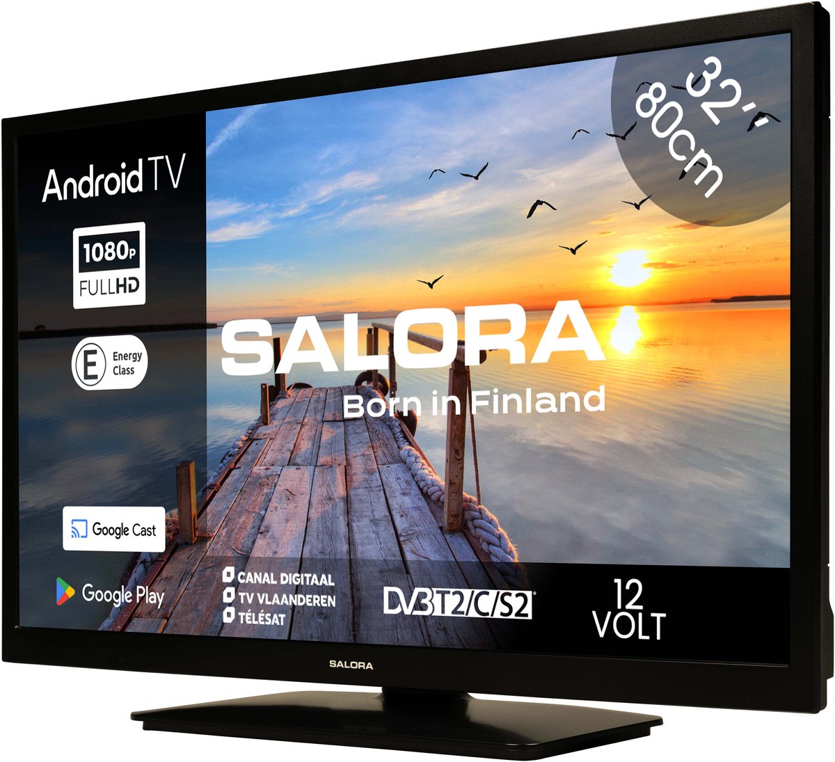 Salora MOBILE32TV 32 Inch Smart TV met 12 Volt Stekker - afbeelding 3