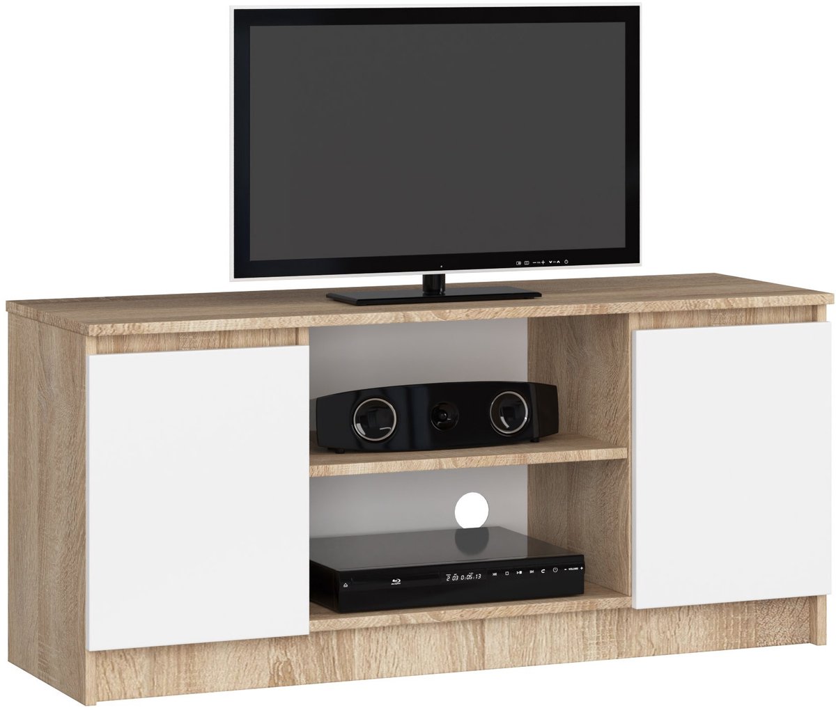 AKORD Furniture Factory OP0LRTVDABBIA001, Eiken, 2 schappen, Mat, 2 deur(en), 400 mm, 1200 mm