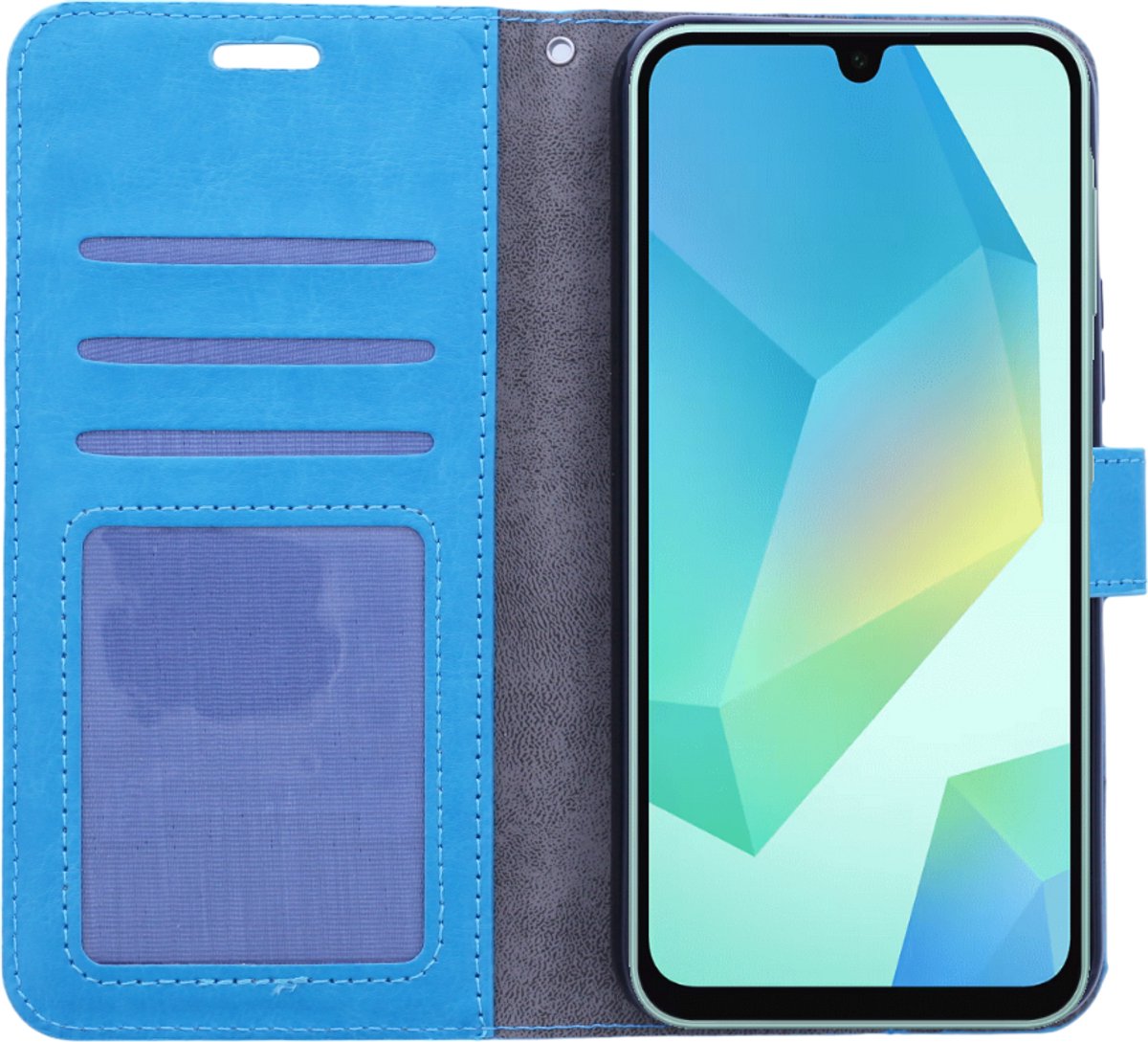 Portemonnee Book Case Hoesje Geschikt voor: Samsung Galaxy A16 -Turquoise