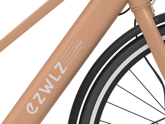 EZWLZ Elektrische Fiets Forenz L - Actieradius 80 km - Yamaha Achterwielmotor - Hybride E-Bike - Panasonic batterij - LCD Display - Zand/Matt — afbeelding 5