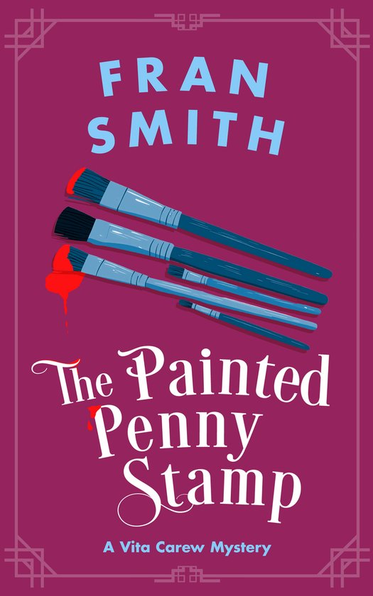 Vita Carew Mysteries-The Painted Penny Stamp - cover