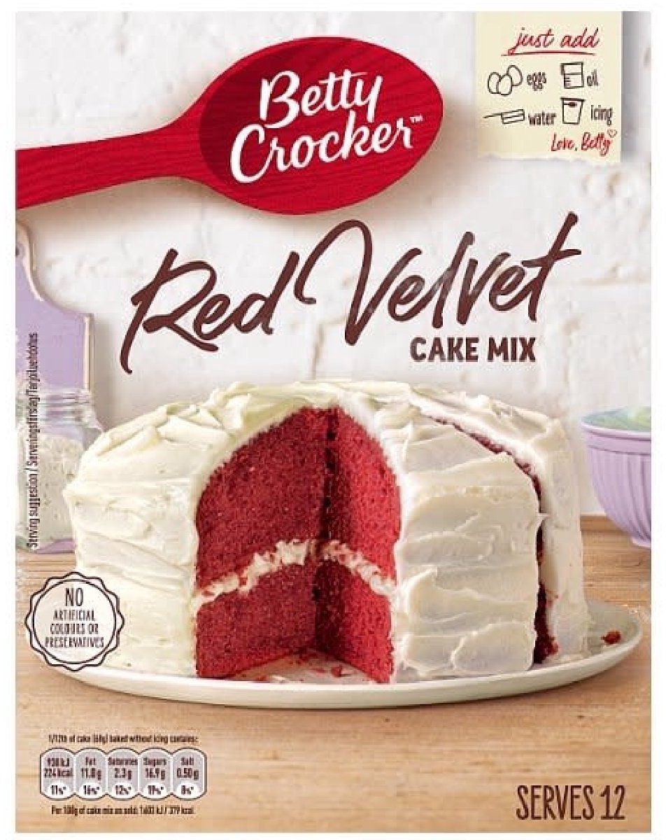 Betty Crocker Red Velvet Cake Mix 425g