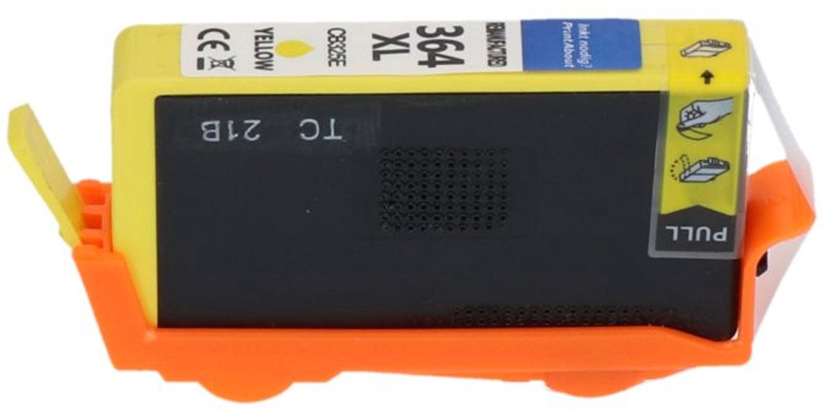 PrintAbout huismerk Inktcartridge 364XL (CB325EE) Geel Hoge capaciteit geschikt voor HP