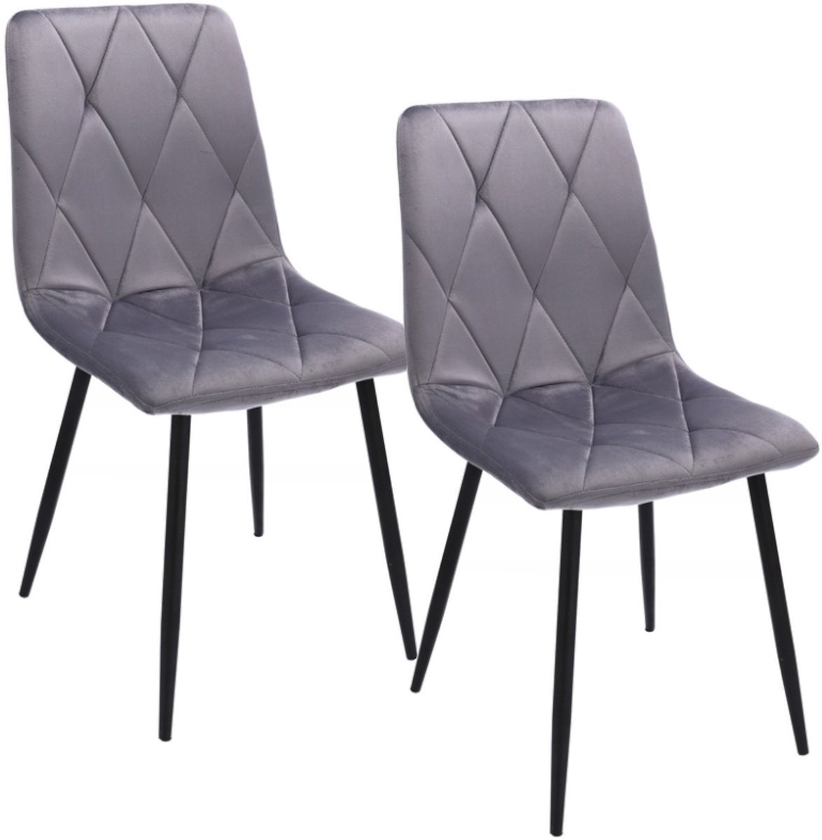2 x Stoel PIADO grijs (set poten + schroeven)