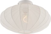 QAZQA bida - Design Plafondlamp met kap - 1 lichts - Ø 42 cm - Wit - Woonkamer | Slaapkamer | Keuken