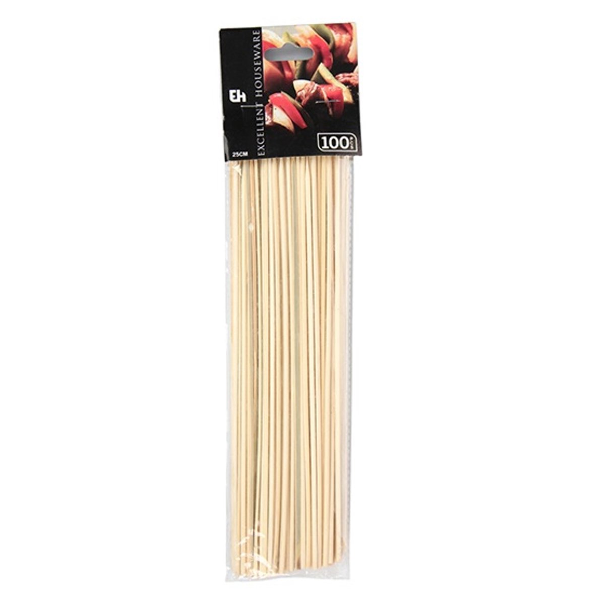 Excellent Houseware Bamboe Spiesen - 25 cm, 100 stuks