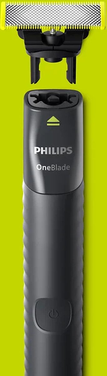 Philips Norelco OneBlade QP1424/10 scheerapparaat Scheerapparaat met scheerblad Trimmer Houtskool thumbnail 4