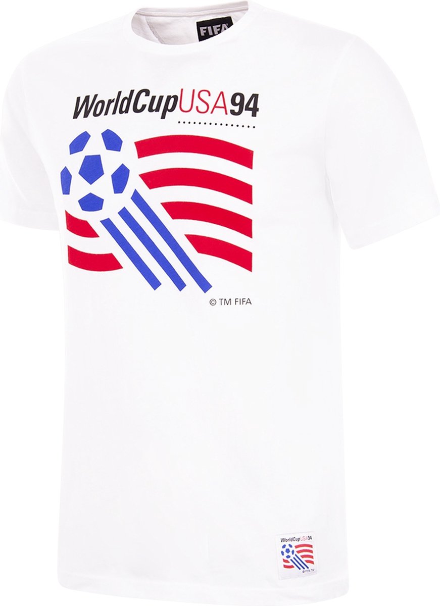 COPA - USA 1994 WK Emblem T-Shirt - Heren - Wit - S