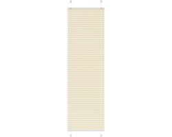 vidaXL - Plissé - rolgordijn - 65x200 - cm - stofbreedte - 64,4 - cm - polyester - crème