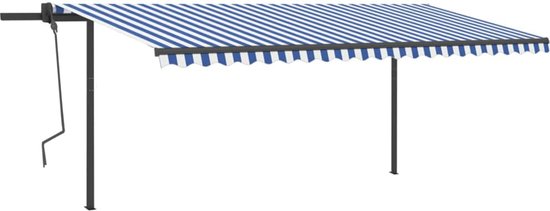 SOLUNA Zonnescherm Sunette Simply Good 300x250 cm handbediend links, dessin 513 kopen