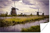 Poster Molen - Nederland - Water - 180x120 cm XXL