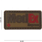 Embleem 3D PVC MedEx Express beige