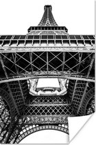 Poster Onder de Eiffeltoren - 20x30 cm