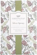 Greenleaf Geurzakje Silver Spruce 17 Cm Hout Groen