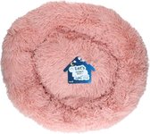 Let's - Donut Hondenkussen - Fluffy en Zacht - Beige - L