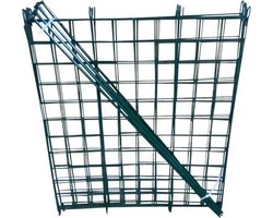 Evel vijver- & tuingaas 11-delig 71x71cm 6X6cm groen.