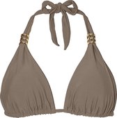 Sapph 10S Audrey Triangle Halter Dames Taupe Grey-38