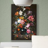 Canvas Schilderij Vase Of Flowers