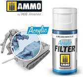 AMMO MIG 0808 Acrylic Filter Marine Blue - 15ml Effecten potje