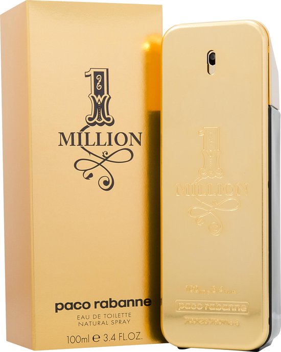 voordelig Fysica Perceptie Paco Rabanne 1 Million Eau De Toilette Spray 100 Ml For Men | bol.com