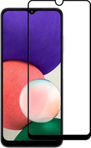 Samsung A22 Screenprotector Glas Full Cover 3D (5G Versie) - Samsung Galaxy A22 5G Screenprotector Tempered Glass Gehard