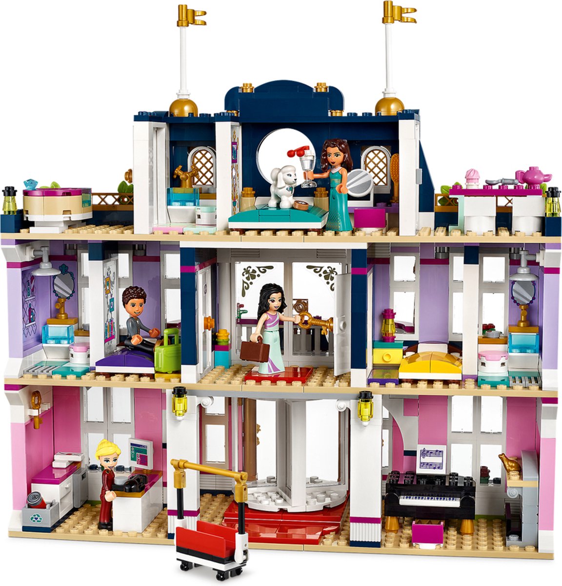 fontein Besmettelijk reguleren LEGO Friends Heartlake City Grand Hotel - 41684 | bol.com