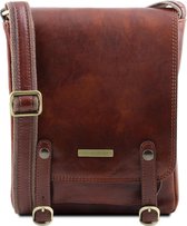 Tuscany Leather Heren Schoudertas Roby - Bruin - TL141406