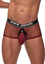 Male Power Cock Pit - Mini Cockring Short burgundy S