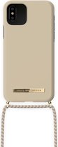 iDeal of Sweden Ordinary Phone Necklace Case voor iPhone 11 Pro/XS/X Creme Beige