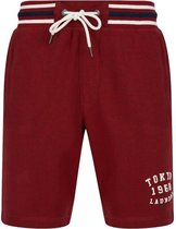 TOKYO LAUNDRY Heren Heather Red Fleece Shorts