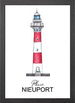 A2 PHARE NIEUPORT POSTER IN FRAME - JOYIN