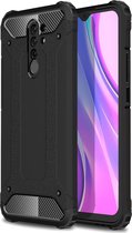 Xiaomi Redmi 9 Hoesje - Mobigear - Outdoor Serie - Hard Kunststof Backcover - Zwart - Hoesje Geschikt Voor Xiaomi Redmi 9