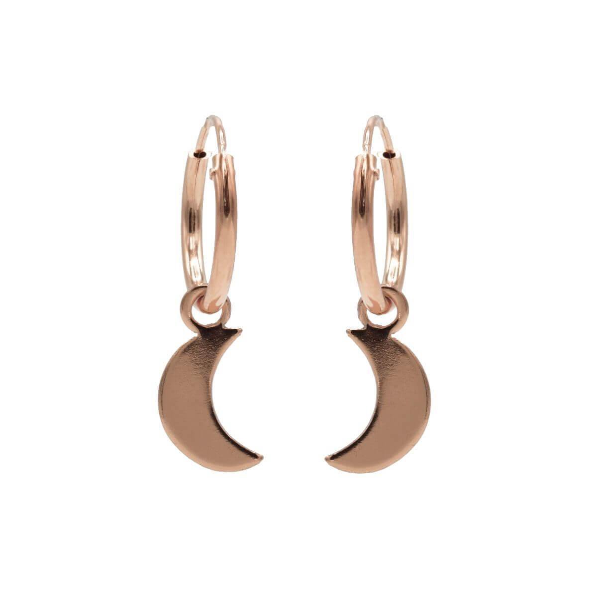 Karma Oorringen Hoops Moon Rosé