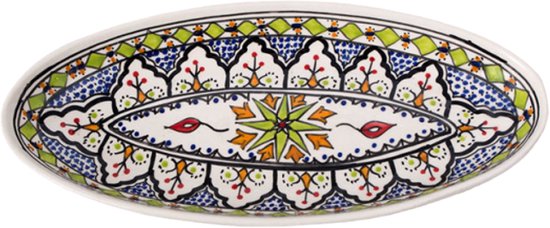 Plat ovale Azis 40 cm | OS.AZ.40 | Plats & Déco