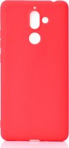 Mobigear Color TPU Backcover Hoesje - Geschikt voor Nokia 7 Plus - Rood