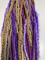 Dreads Twist Braids Dreadfalls Dreadlocks Festival Ponytail Hairfalls Gothic Cyber Locs