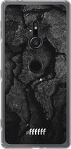 6F hoesje - geschikt voor Sony Xperia XZ2 -  Transparant TPU Case - Dark Rock Formation #ffffff