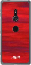 6F hoesje - geschikt voor Sony Xperia XZ2 -  Transparant TPU Case - Scarlet Canvas #ffffff