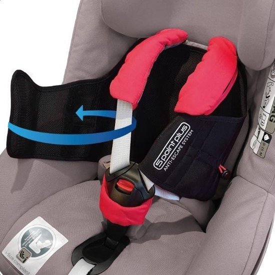 Siège d'auto de sécurité souple pour enfant de 9 mois à 4 ans
