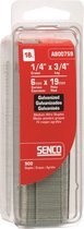 Senco A800629 Nieten in Blister - L-vorm - 18 gauge - gegalvaniseerd - 15,9x6,4 mm (1200st)