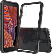 Voor Samsung Galaxy Xcover 5 schokbestendig krasbestendig TPU + acryl beschermhoes (zwart)