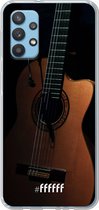 6F hoesje - geschikt voor Samsung Galaxy A32 4G -  Transparant TPU Case - Guitar #ffffff