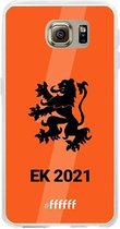 6F hoesje - geschikt voor Samsung Galaxy S6 -  Transparant TPU Case - Nederlands Elftal - EK 2021 #ffffff